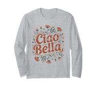 Ciao Bella Italia Estetica retrò Minimal Garden Style Maglia a Manica