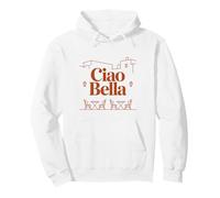 Ciao Bella Italia Terrazza retrò Arte Vintage Felpa con Cappuccio