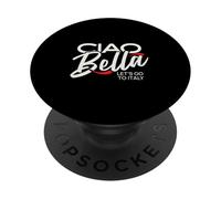 Ciao Bella Italian Travel Red Accent | Let's Italy Design PopSockets PopGrip Adesivo
