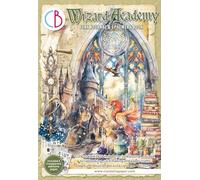 Ciao Bella Junk Journal & Ephemera Book Wizard Academy - Carta A4 per scrapbook biglietti di auguri fai da te