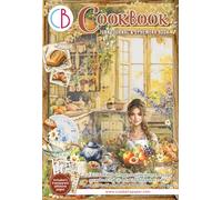 Ciao Bella Junk Journal & Ephemera Libro per lavori con la carta, creazione di biglietti, scrapbooking e collage, cartoncino da 140 g/m² (libro di cucina)