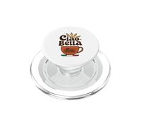 Ciao Bella Roma Caffè italiano Grafica vintage PopSockets PopGrip per MagSafe