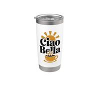 Ciao Bella Stile Café 70s Bicchiere termico in acciaio inox doppia parete