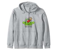 Ciao Bella Taste of Italy Green Fun Foodie Design Felpa con Cappuccio