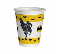 Ciao Bicchieri carta FSC compostabili Batman (200ml), 12 pezzi