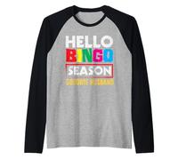 Ciao Bingo Stagione Addio Marito Colori Divertenti Maglia con Maniche Raglan