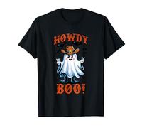 Ciao Boo Cowboy Ghost Halloween Spirit Maglietta