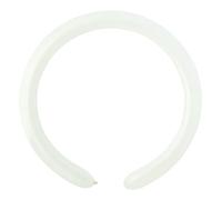 Busta 100 palloncini modellabili in lattice naturale Premium Quality D4 (Ø 5cm / 2"), bianco