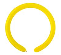 Busta 100 palloncini modellabili in lattice naturale Premium Quality D4 (Ø 5cm / 2"), giallo