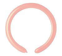 Ciao - Busta 100 palloncini modellabili in lattice naturale Premium Quality D4 (Ø 5cm / 2"), rosa pastello