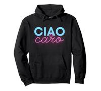 Ciao Caro - Design Colorato e Divertente Felpa con Cappuccio