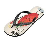 Ciao Cartoon Cute Red Pomodoro gomma Reef infradito infradito di supporto per l'estate (prop1), Ciao Cartoon Carino Pomodoro Rosso, X-Large