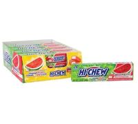Ciao-Chew Sensationally Chewy - Caramelle di frutta giapponesi, anguria agrodolce 50 g, confezione da 15