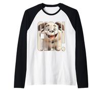 Ciao! Ciao Addio Cane Felice Maglia con Maniche Raglan