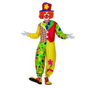 Ciao Clown pagliaccio costume adulto, Multicolor, Taglia XXL Uomo