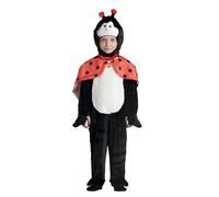 Ciao- Coccinella costume travestimento tuta tutina peluche originale Trudi (Taglia 2-3 anni)