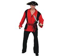 Ciao- Corsaro Costume Adulto, Nero, Taglia 52-54, 62076