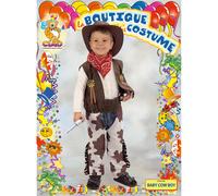 Ciao Costume Carnevale Piccolo Cow Boy Marrone Bianco Bambino