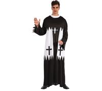 Ciao Costume Carnevale Travestimento da Prete Esorcista Uomo Taglia Unica