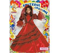 Ciao Principessa Spagnola Costume Bambina, Rosso, 3-4 Anni