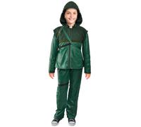 Ciao Costume Completo Arrow Freccia Verde Prodotto Originale DC Comics Bambino