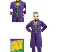 Ciao- Joker costume travestimento bambino originale DC Comics (Taglia 10-12 anni)