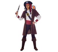 Ciao-Costume per Adulti, Colore Marrone/Bianco/Nero/Rosso, 27523.S-M