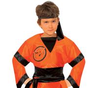 Ciao Costume Travestimento Carnevale Dragon Ninja Shaolin Arancione Bambino