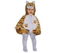 Ciao Tigrotto mantellino Baby (Taglia 0-4 Anni) Travestimenti Neonati, Marrone/Nero, Unisex Bambino