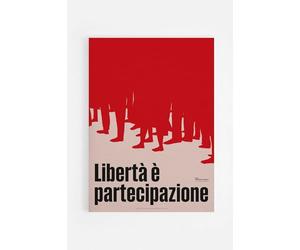 CIAO DISCOTECA ITALIANA La Libertà - Giorgio Gaber, Poster 50x70 cm