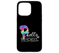 Ciao divertimento prescolare Rientro a scuola Attrezzatura Studenti Insegnanti Custodia per iPhone 15 Pro Max