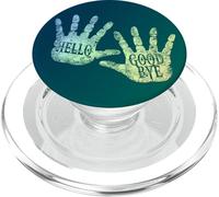 CIAO e ARRIVEDERCI Funny Daily HAND SALUTI Academy PopSockets PopGrip per MagSafe