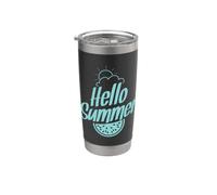Ciao Estate Frutta e Sole Vacanze Bicchiere termico in acciaio inox doppia parete