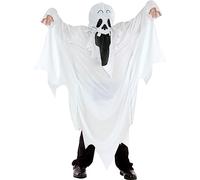 Ciao- Fantasma costume travestimento unisex bambino (Taglia 4-6 anni), bianco