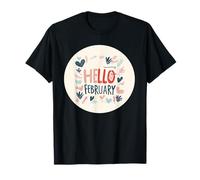 Ciao febbraio Tempo per l'inverno Accogliente Maglietta