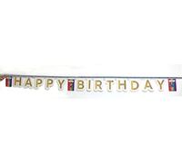 Ciao- Festone Compleanno Happy Birthday Rainbow High (2,1m) in cartoncino, 24056