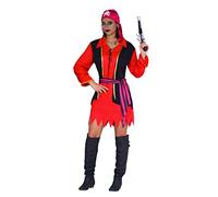 Ciao Fiori Paolo 25771 - Pirata/Piratessa Costume Adulto con Make-Up
