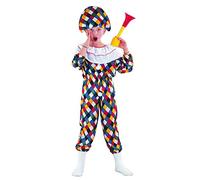 Ciao Fiori Paolo 61132 - Arlecchino costume bambino (7-9 anni)
