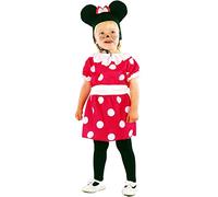 Ciao-Topina costume bambina (3-4 anni) Minnie, Bianco, 61308.3-4