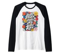 Ciao gioia Ciao Pace Ciao Amore Maglia con Maniche Raglan