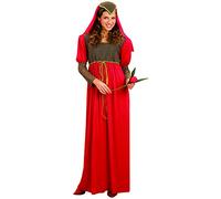 Ciao- Giulietta abito vestito dama medievale costume travestimento ragazza donna adulto (Taglia S)