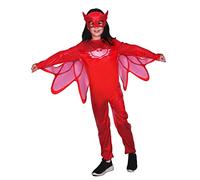 Ciao- Gufetta Owlette costume travestimento bambina originale PJ Masks Superpigiamini (Taglia 3-4 anni) con maschera