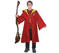 Ciao- Harry Potter Quidditch Gryffindor costume travestimento bambino originale (Taglia 10-12 anni), Rosso, Giallo