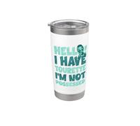 Ciao, ho Tourettes, non posseduto Bicchiere termico in acciaio inox doppia parete