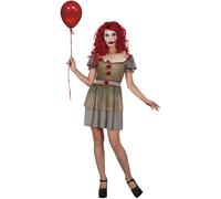 Ciao Horror Creepy Clown Costume Donna Taglia Unica