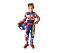 Ciao Hot Wheels tuta pilota Race Team costume travestimento bambino originale (Taglia 5-7 anni) con volante in foam