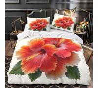 Ciao icone copripiumino Set di Biancheria da Letto 3 Pezzi morbida microfibra stampa di 3D con cerniera con federa cartone animato Doodle Set Di Copripiumino for bambini e adulti Double（200x200cm）