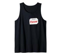 Ciao Il Mio Nome è Frank Lazy Costume Fai da Te per Feste Canotta