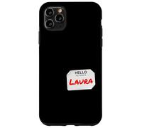 Ciao Il mio nome è Laura Lazy costume fai da te per feste Custodia per iPhone 11 Pro Max