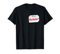 Ciao Il Mio Nome è Robert Lazy Costume Fai da Te per Feste Maglietta